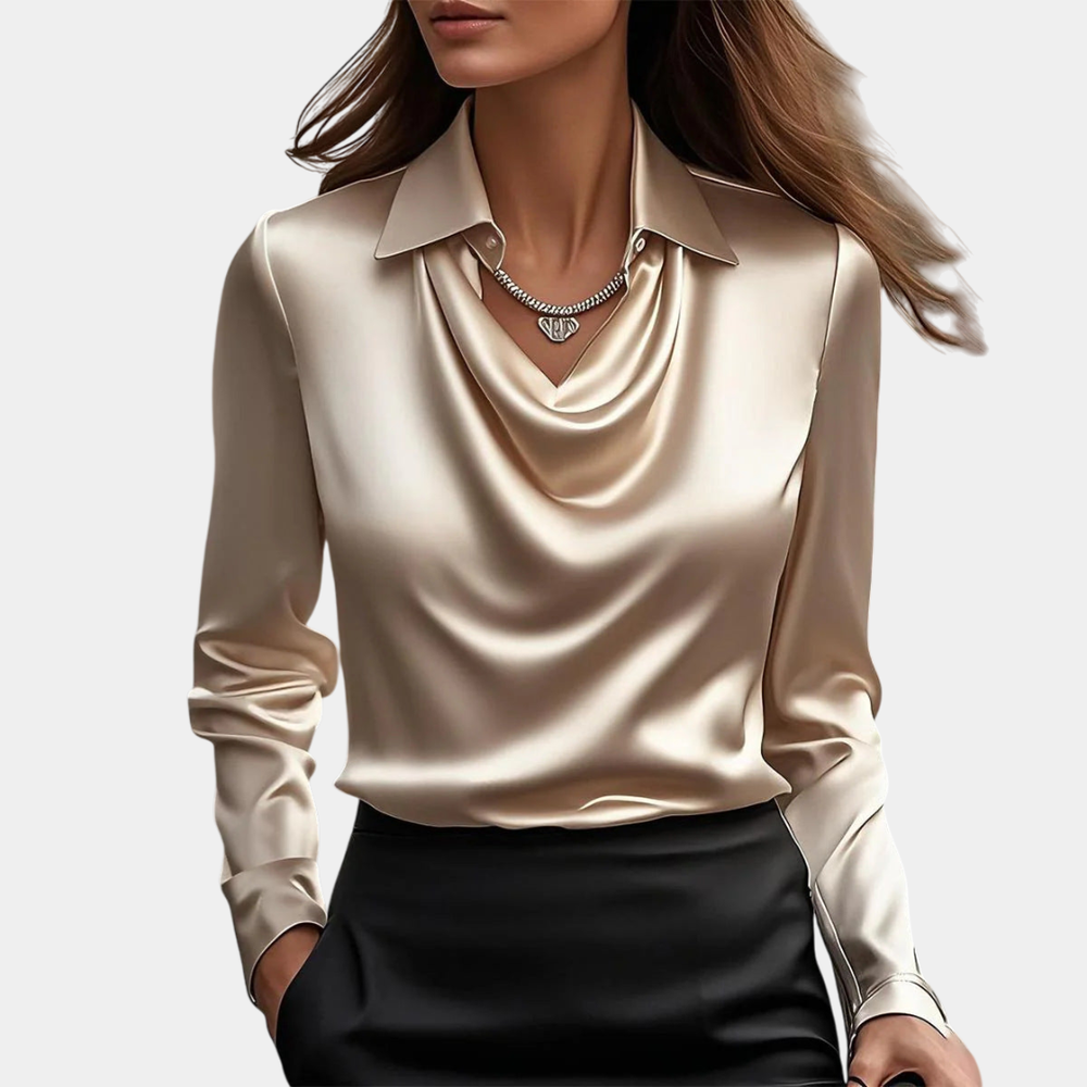Emma | Elegantná lesklá blúzka