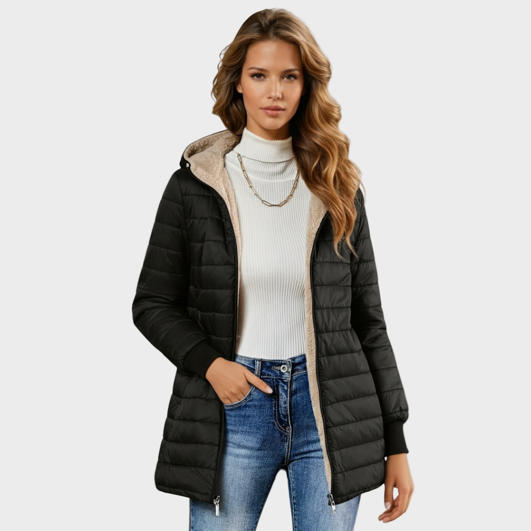 Michèle – Dlhý, nepremokavý a elegantný kabát