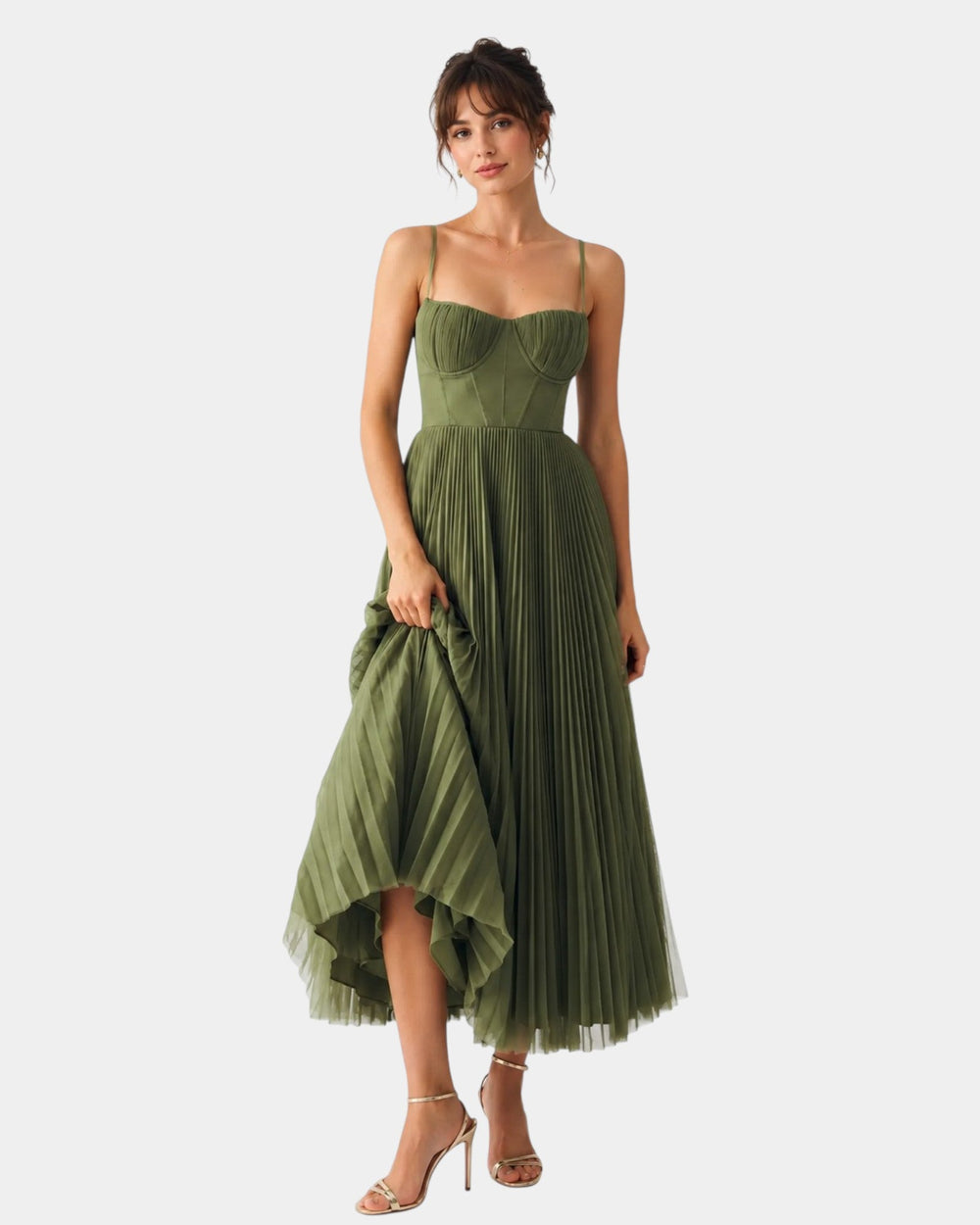 Perline | Elegantné midi šaty