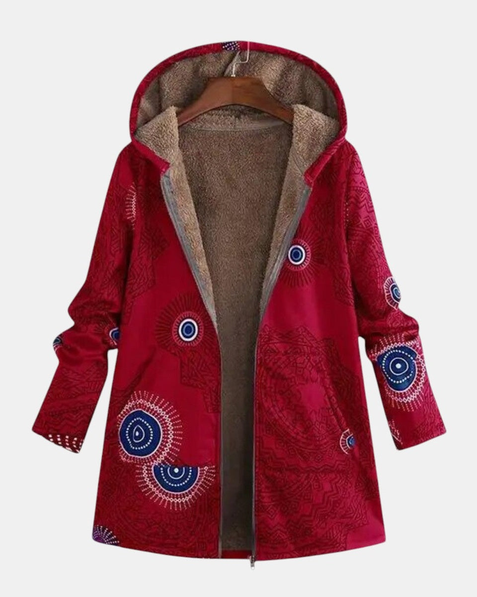 Sage – Sherpa bunda s etnickým vzorom