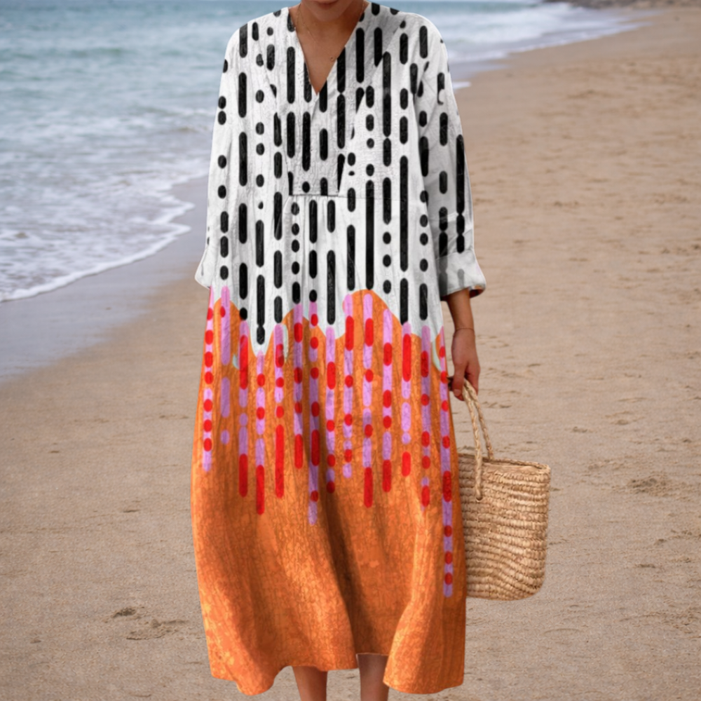 Gisèle | Elegantné geometrické šaty