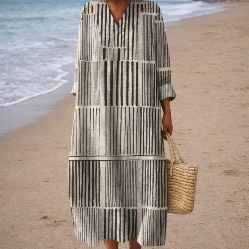 Béatrice | Elegantné geometrické šaty