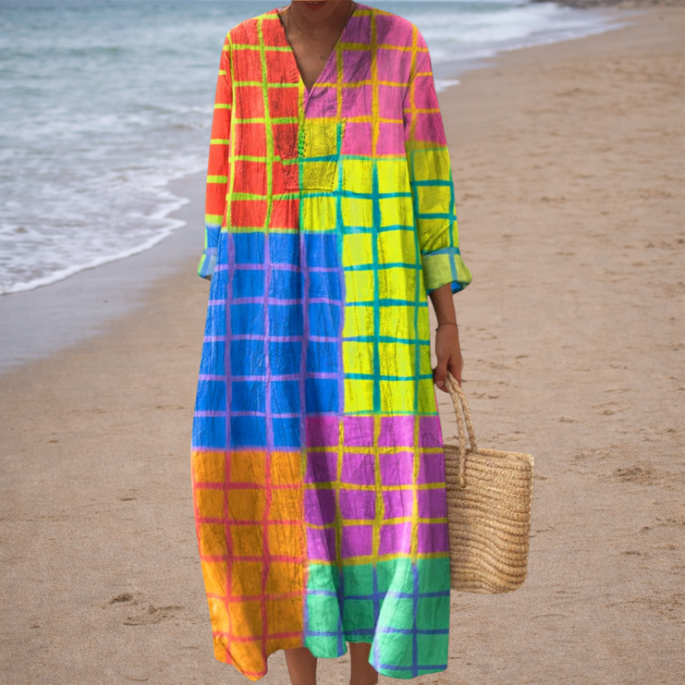 Chantal | Elegantné geometrické šaty